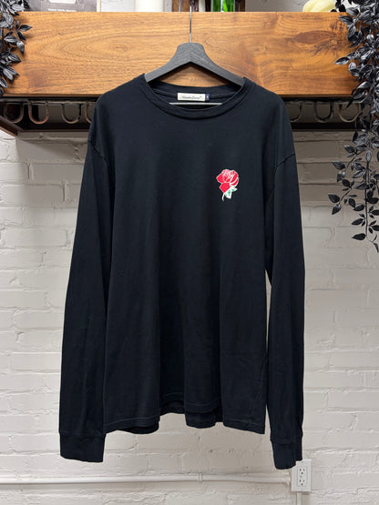 Undercover ‘Withdrawl’ Thorned Rose Black Long Sleeve Shirt