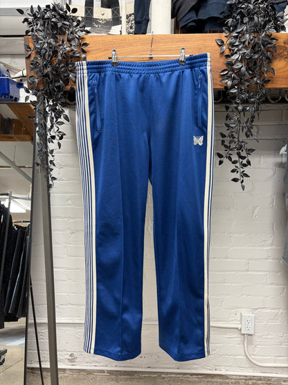 Needles Striped Blue Wide Leg Track Pants