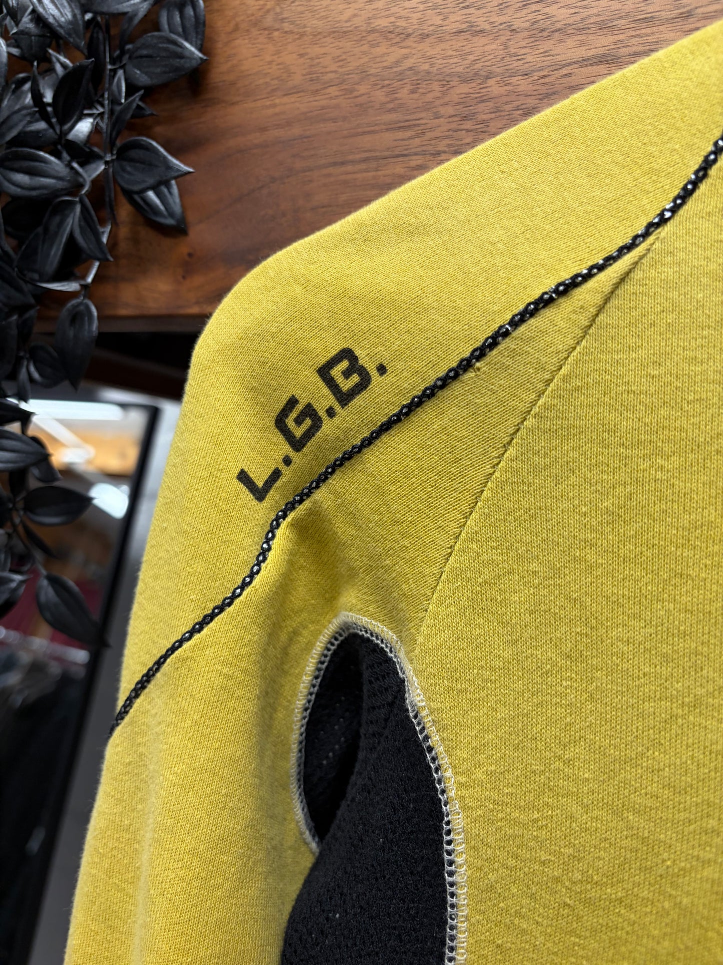L.G.B. ‘Spider’ Black/Yellow Boxing Zip-Up Hoodie