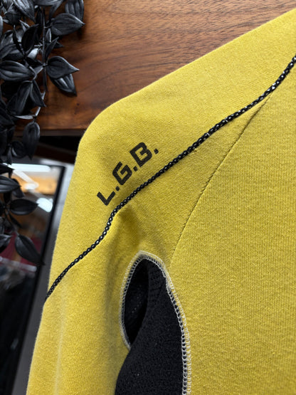 L.G.B. ‘Spider’ Black/Yellow Boxing Zip-Up Hoodie