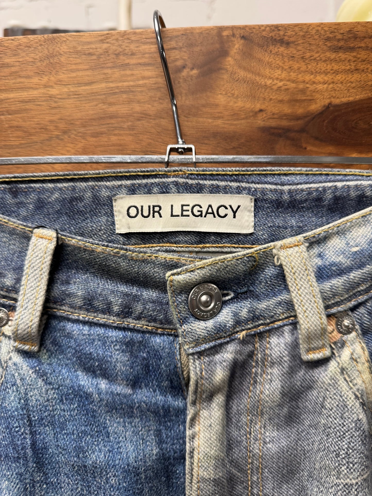 Our Legacy Trompe L’œil ‘Third Cut’ Digitally Distressed Denim
