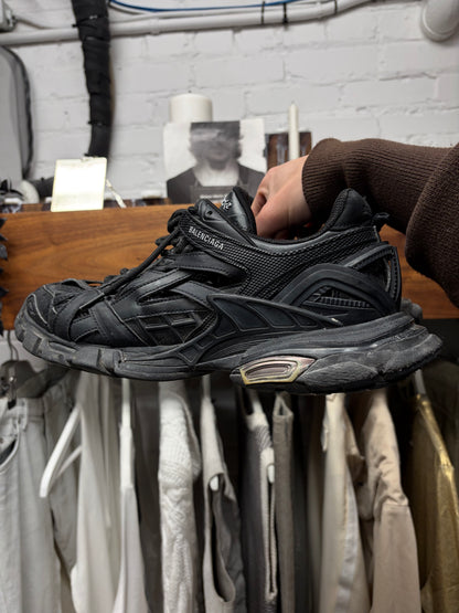 Balenciaga Track 2 Triple Black Low Top Sneakers