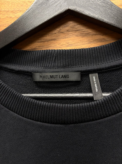 Helmut Lang ‘Plus Cross’ Black/White Back Logo Sweatshirt