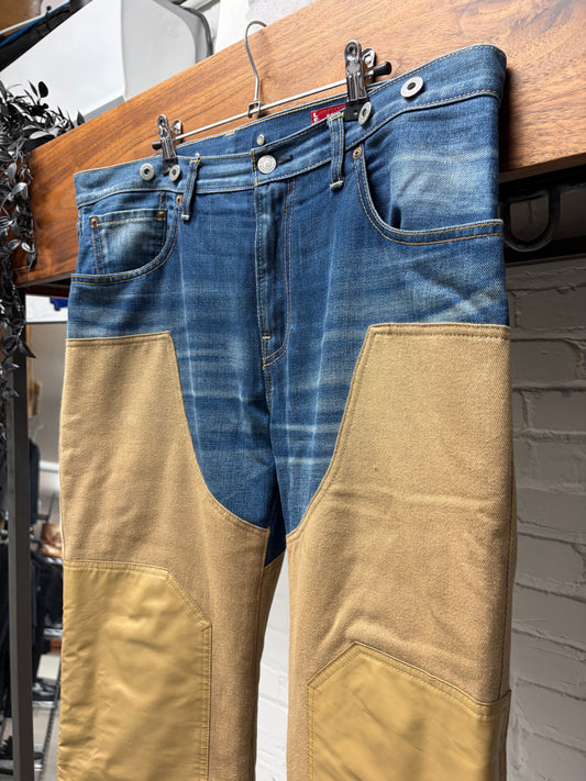 2012 Junya Watanabe x Levi’s Panelled Double Knee Carpenter Denim