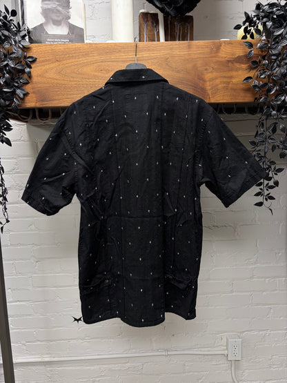 2000s Undercover ‘Star Embroidered’ Black/White Work Shirt