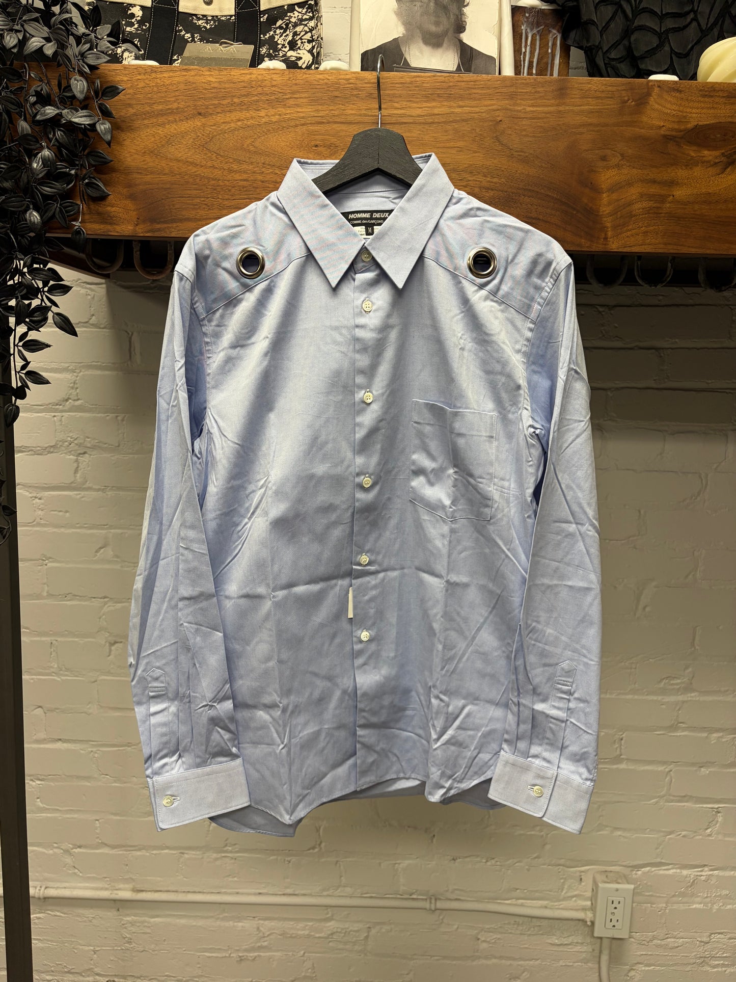 2019 Comme Des Garçons Homme Deux ‘Shower Curtain’ Button Up Shirt