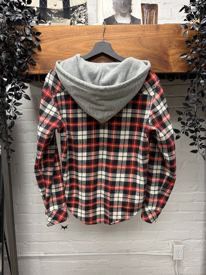 AW2005 Number (N)ine ‘The High Streets’ Hooded Plaid Flannel