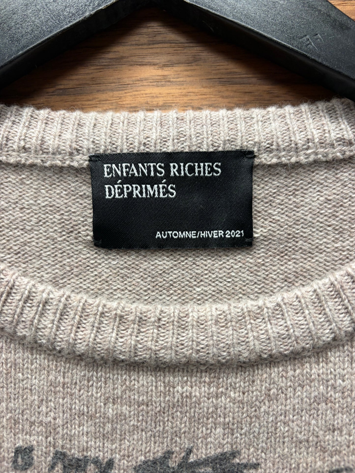 AW2021 Enfants Riches Deprimes ‘The Drama of Opium’ Knit Sweater