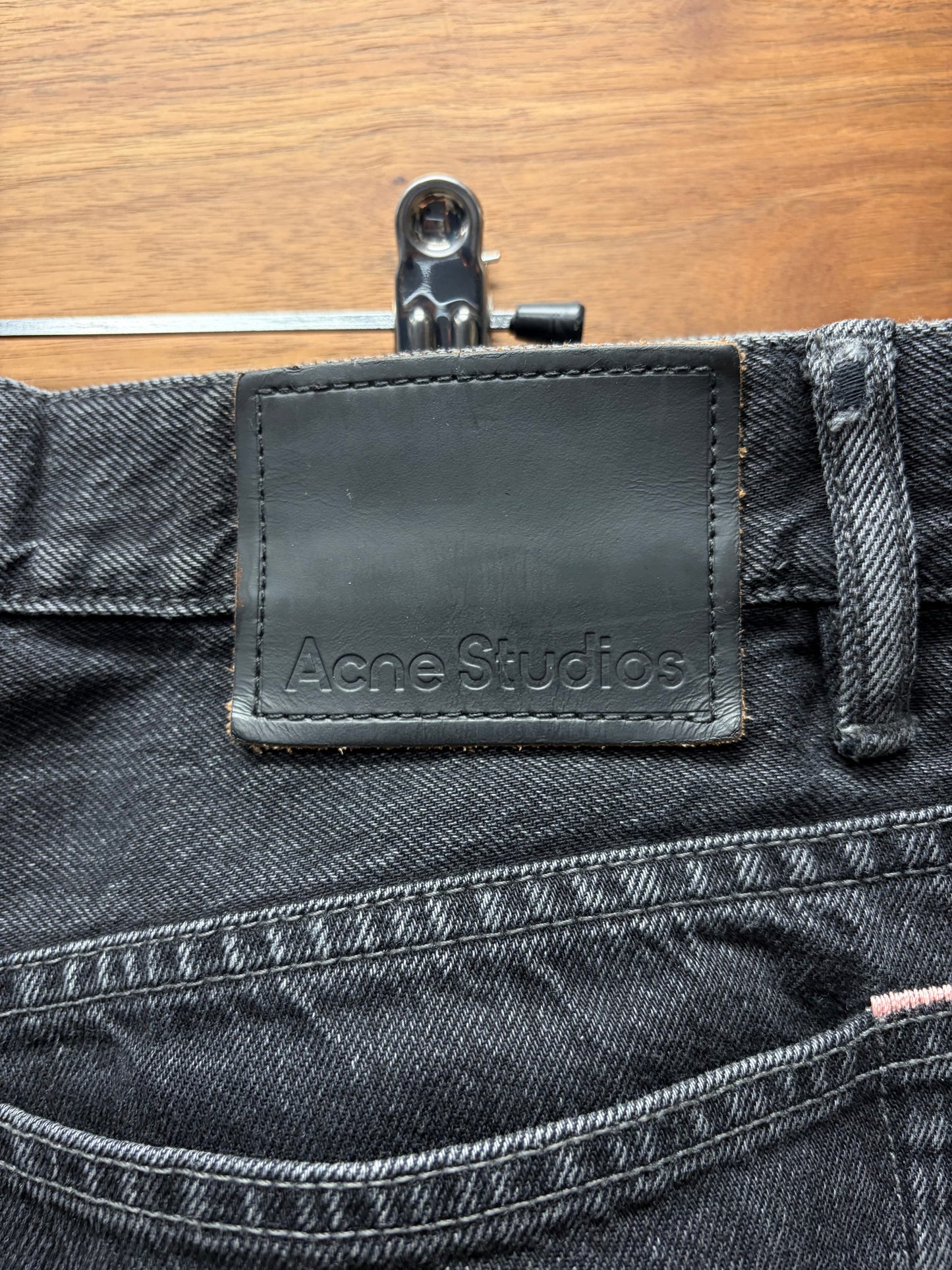 Acne Studios ‘2021 Vintage Black’ Flared Leg Denim