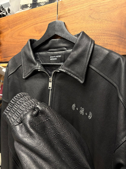AW2024 Enfants Riches Deprimes ‘Painters Wife’ Black Lambskin Leather Jacket