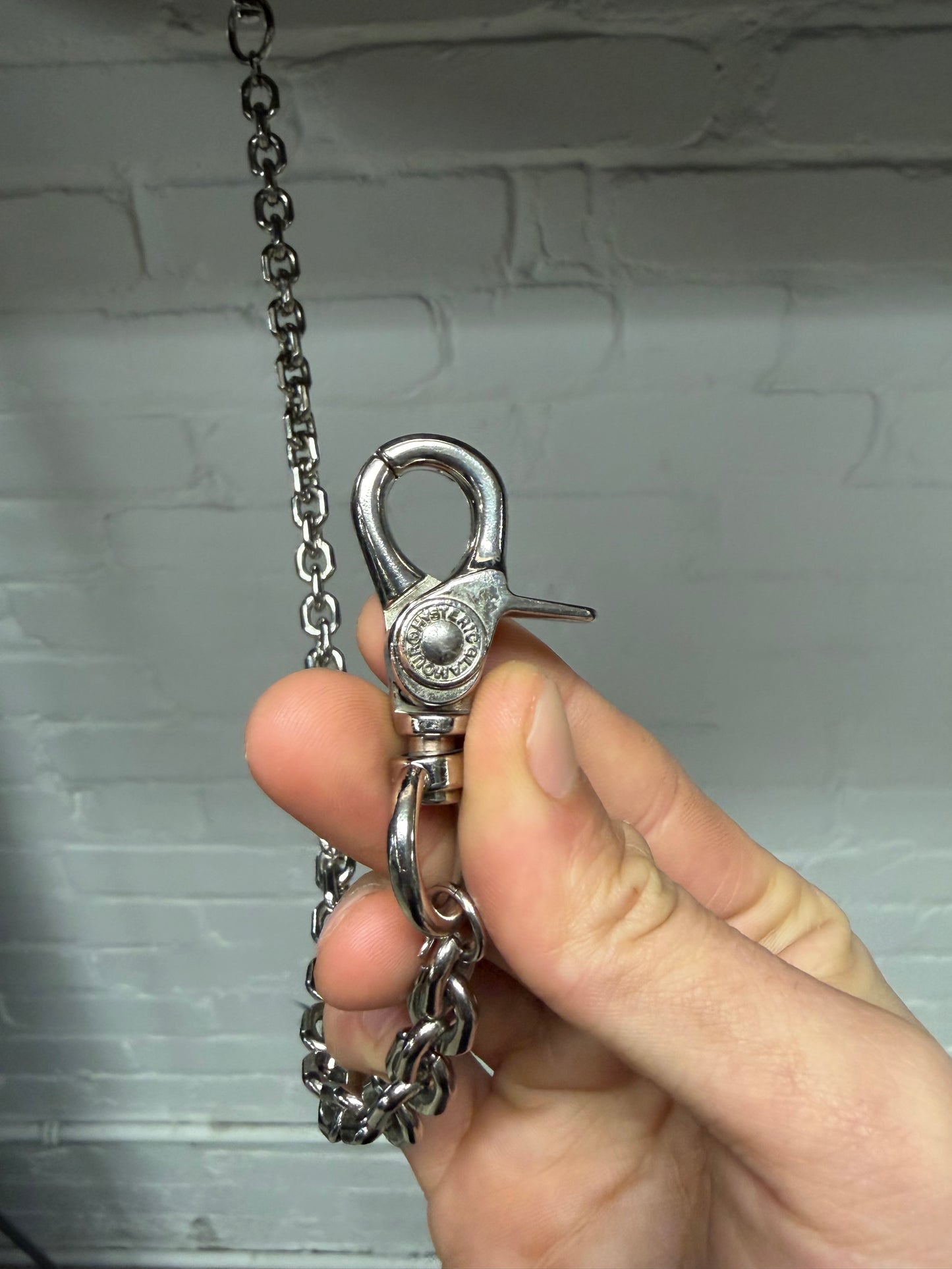 Hysteric Glamour Double Lobster Clasp Silver Waller Chain