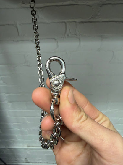 Hysteric Glamour Double Lobster Clasp Silver Waller Chain