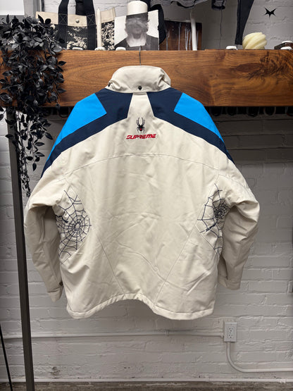 AW2024 Supreme X Spyder ‘Stone’ White Technical Jacket