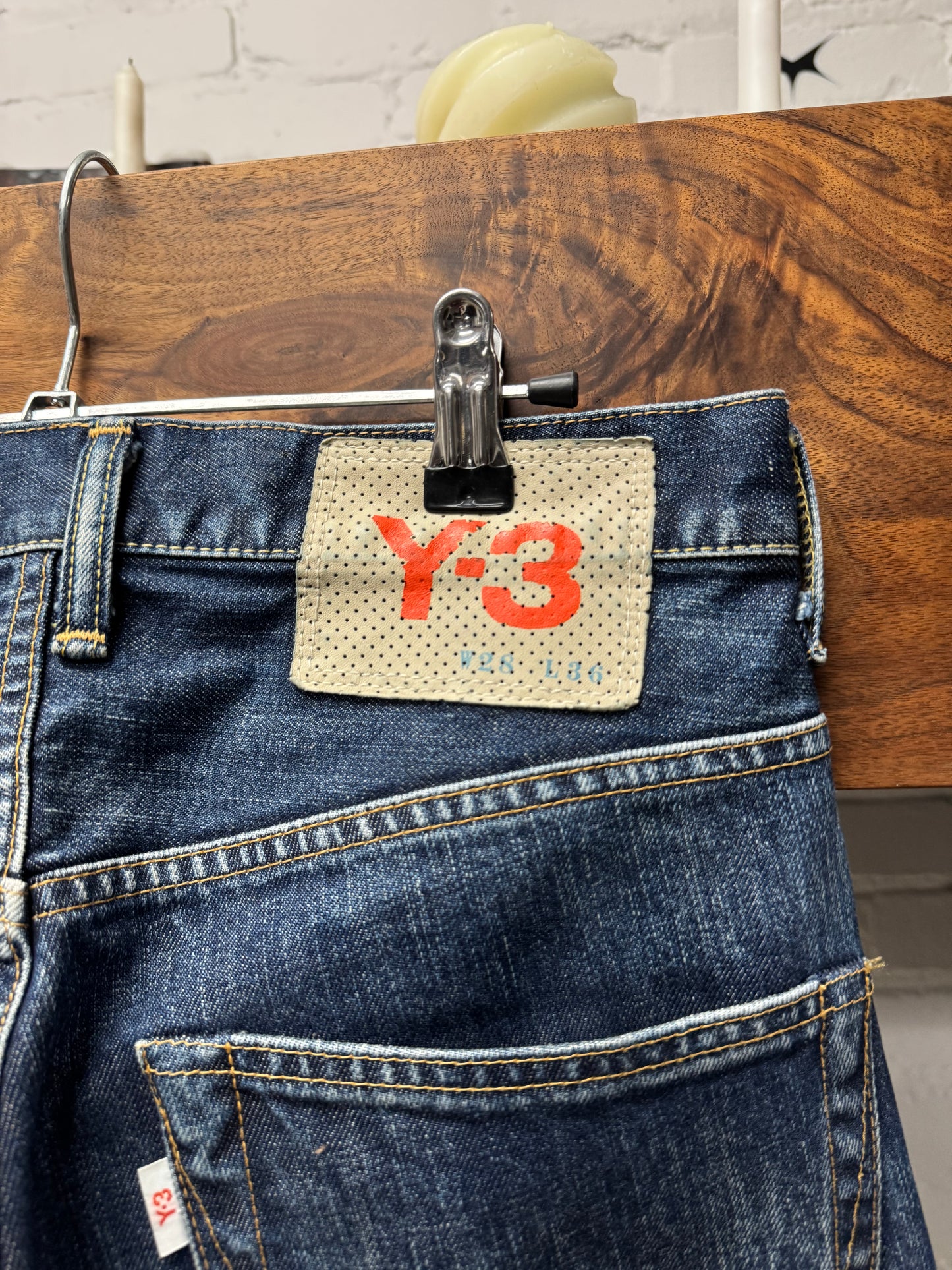 SS2004 Y-3 Yohji Yamamoto x Adidas ‘3-Stripe’ Blue 1/100 Selvedge Denim