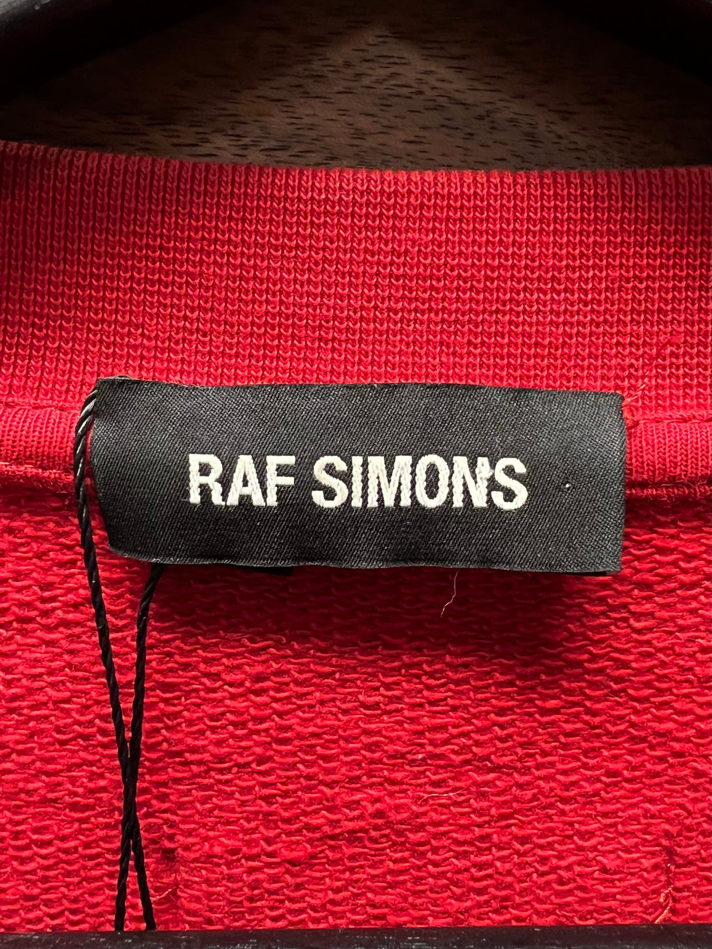 SS17 Raf Simons Hyena Cherry Red Crewneck