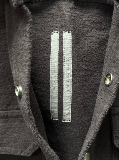 AW2020 Rick Owens ‘Performa’ Brushed Heavy Cotton Work Shirt