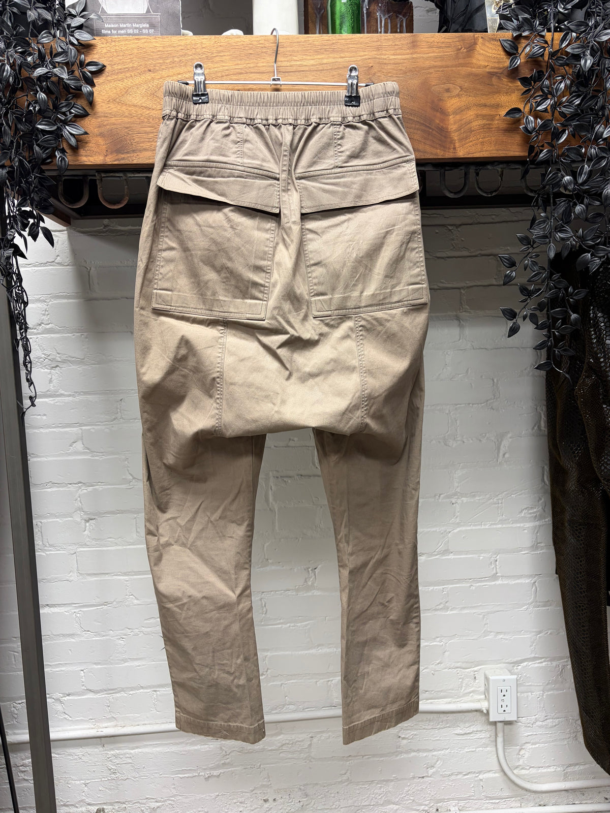 SS2021 Rick Owens ‘Phlegethon’ Dust Drop Crotch Drawstring Pants