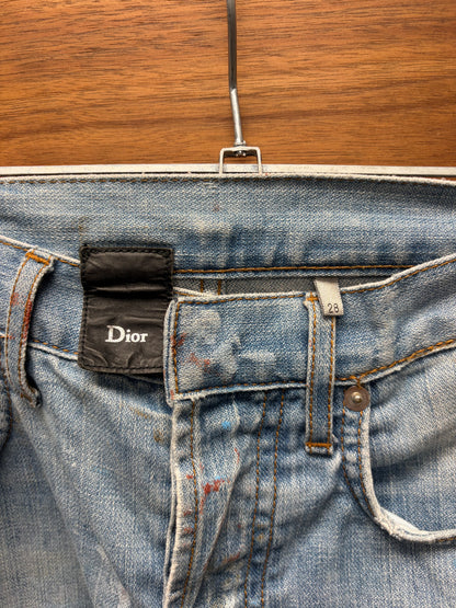 SS2010 Dior Homme ‘Wildcat’ Blood Stain Denim