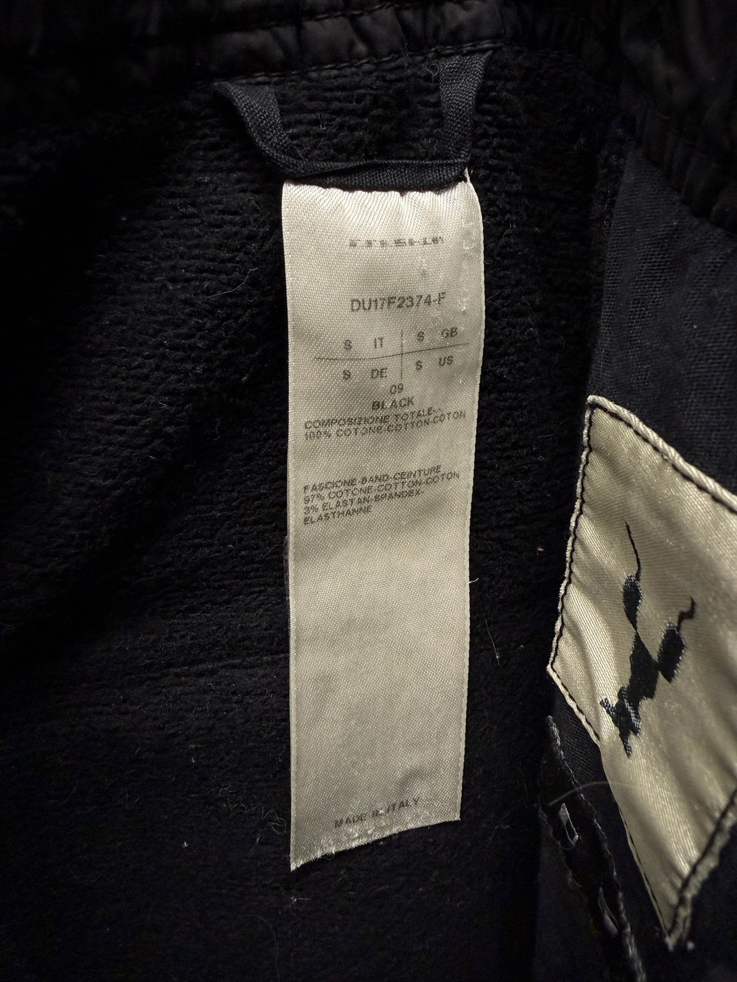 Rick Owens ‘Berlin’ Black Drop Crotch Sweatpants