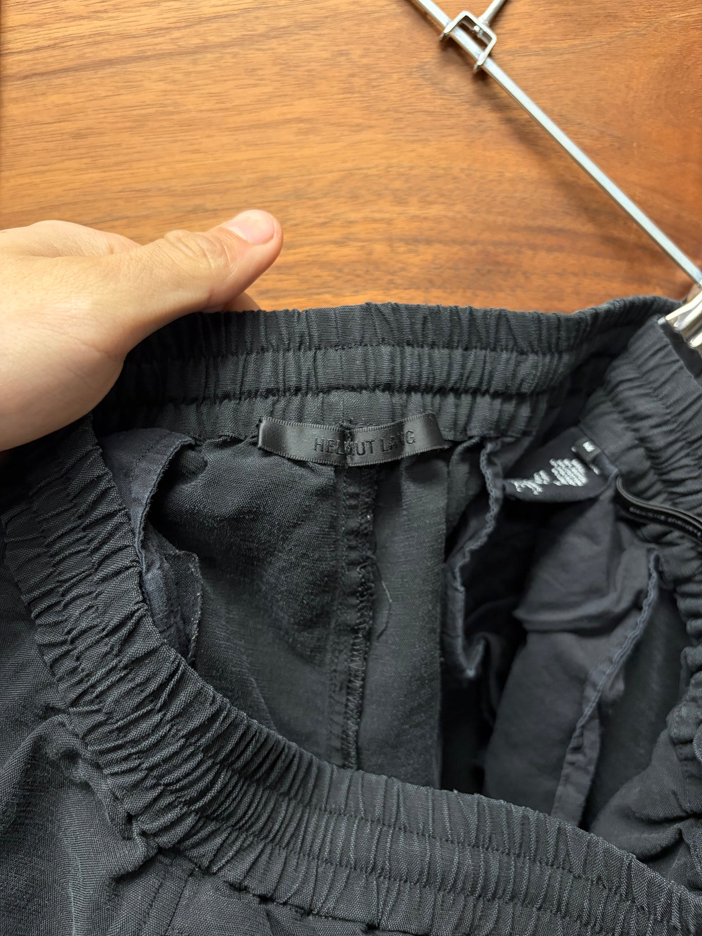Helmut Lang Black ‘Relaxed Cut’ Black Trousers