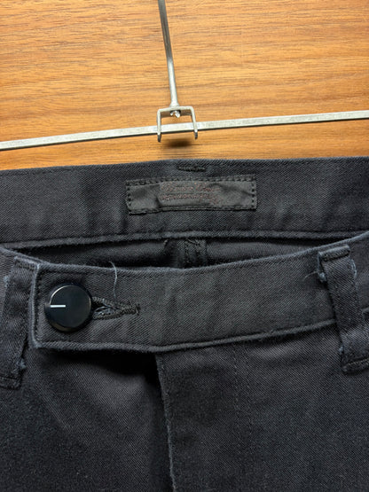 SS2015 Undercover ‘Peep Window’ Black Phone Pocket Black Skinny Jeans
