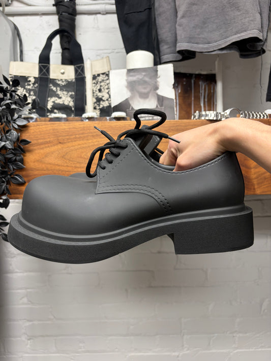 Balenciaga ‘Steriod’ Black Oversized Derbys