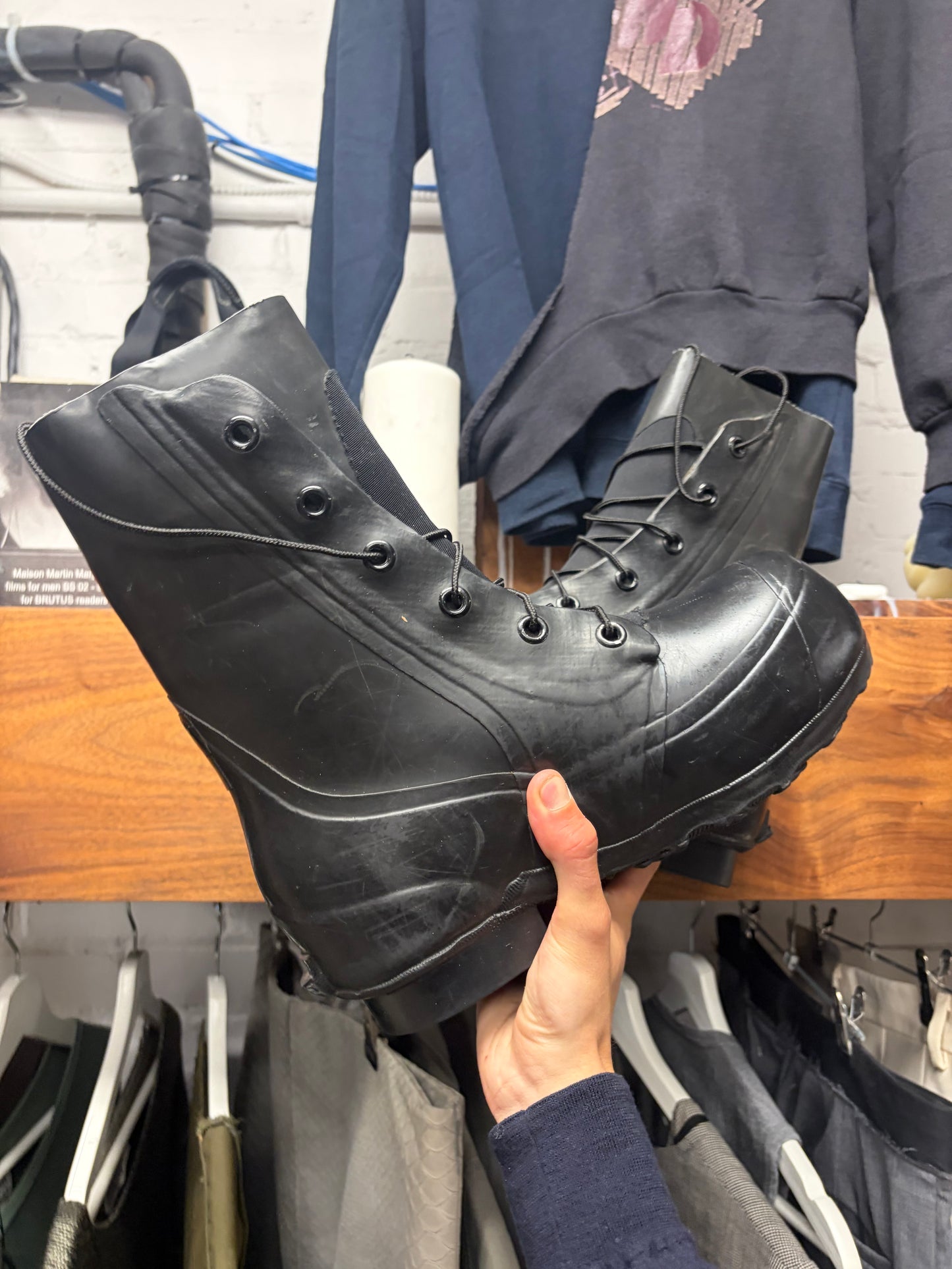 Vintage 1983 Military Black ‘Bunny’ Combat Boots