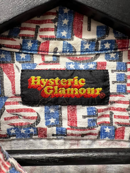 Hysteric Glamour Spell-Out Logo Button Down Shirt