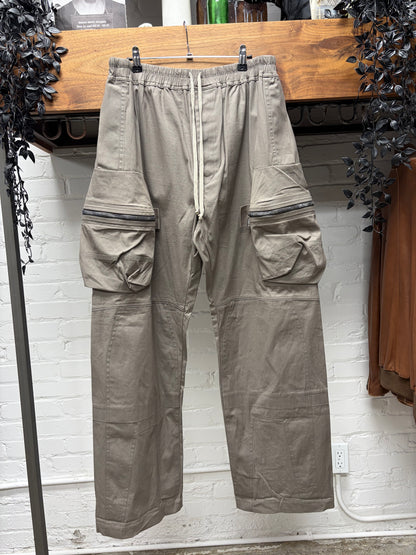 SS2021 Rick Owens ‘Phlegethon’ Dust ‘Panier’ Cargo Pants