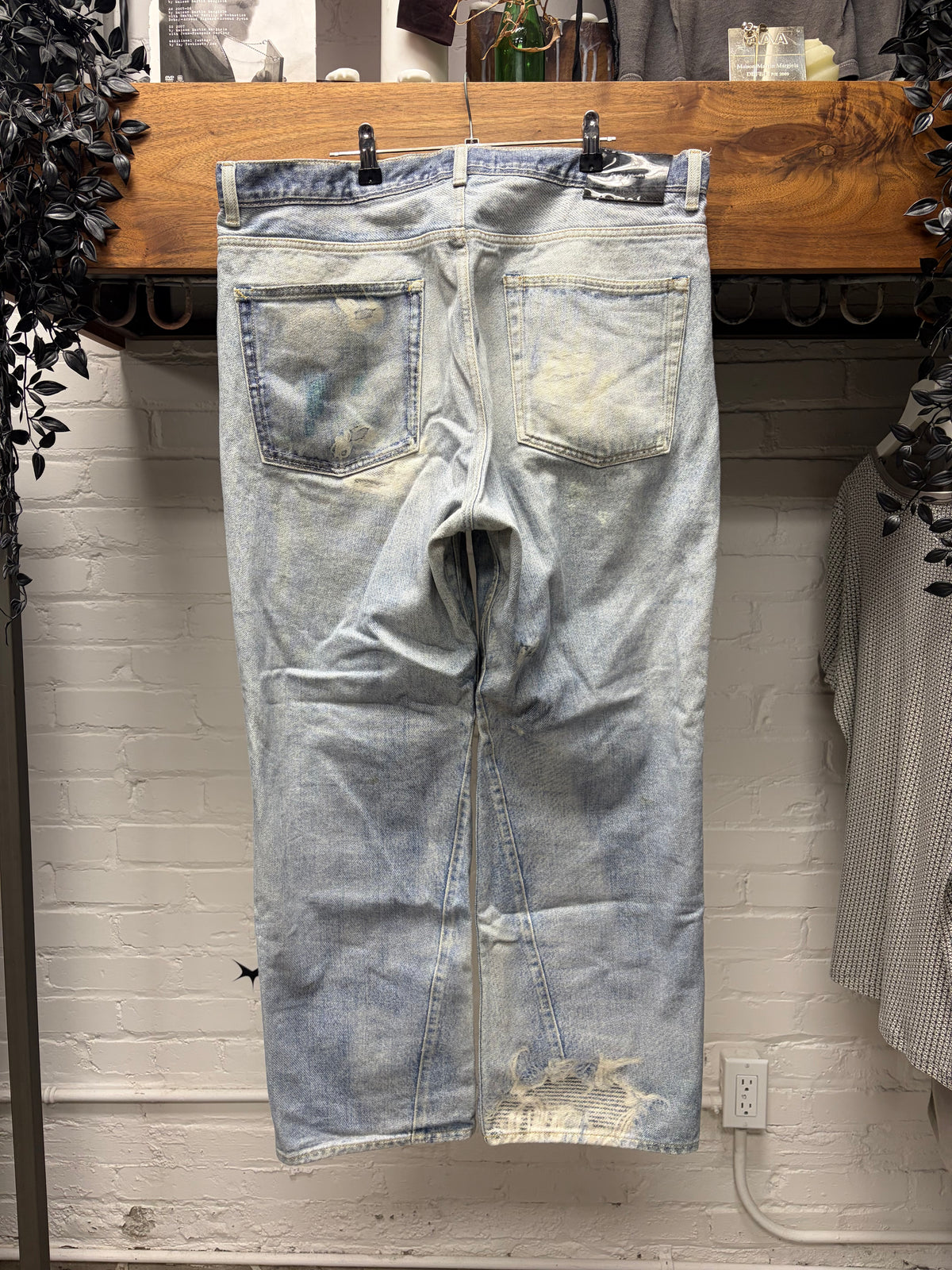 Our Legacy Trompe L’œil ‘Third Cut’ Washed Blue Denim