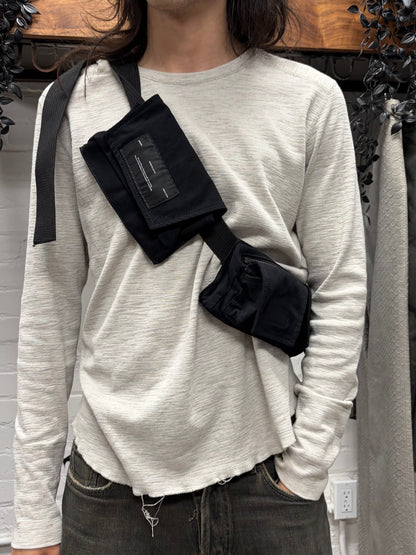 SS2020 Julius Black ‘Cargo Holster’  Adjustable Sling Bag