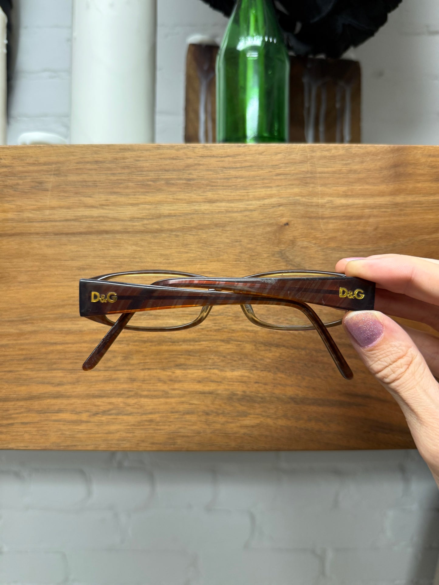 Dolce and Gabbana Rectangular Shape ‘D&G’ Prescription Glasses