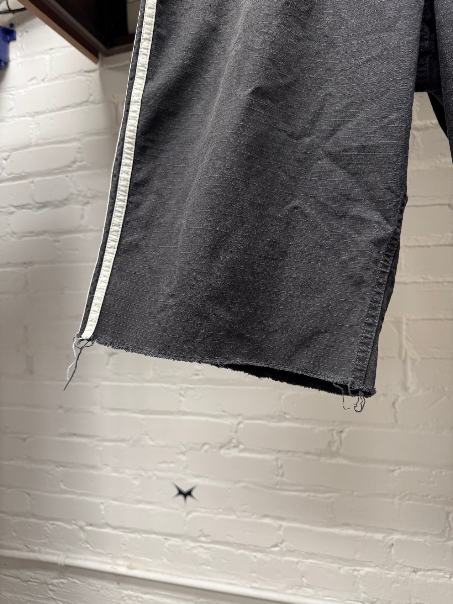 Balenciaga x Adidas Ripstop Cutoff Over Knee Shorts