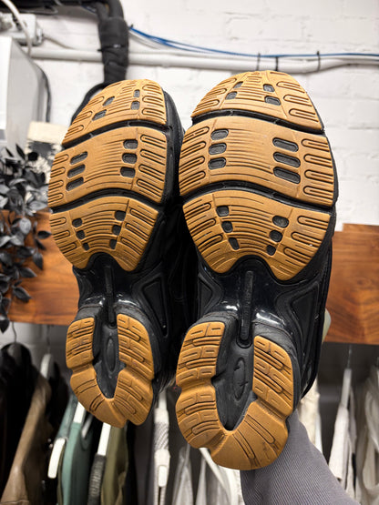 Raf Simons Ozweegos V1 Black/Gum Sole Low Top Sneakers