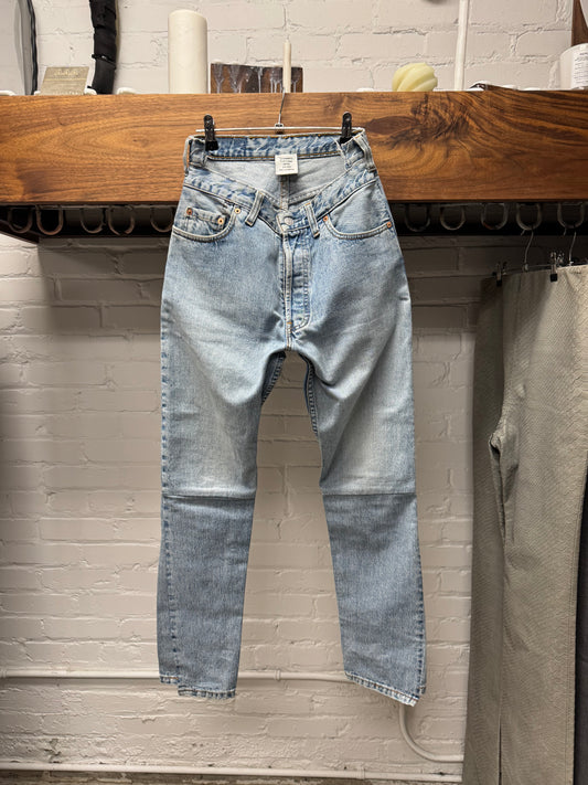 SS2018 Vetements by Demna Gvasalia Reconstructed Blue Jeans