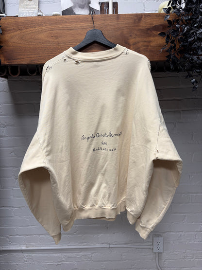 1/350 Balenciaga Music x Angelo Badalamenti ‘The Torch Theme’ Sweatshirt