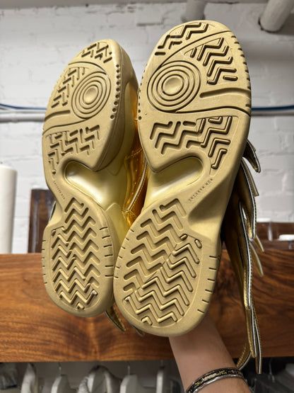 Jeremy Scott x Adidas Wings 3.0 ‘Gold Foil’ High Top Sneakers