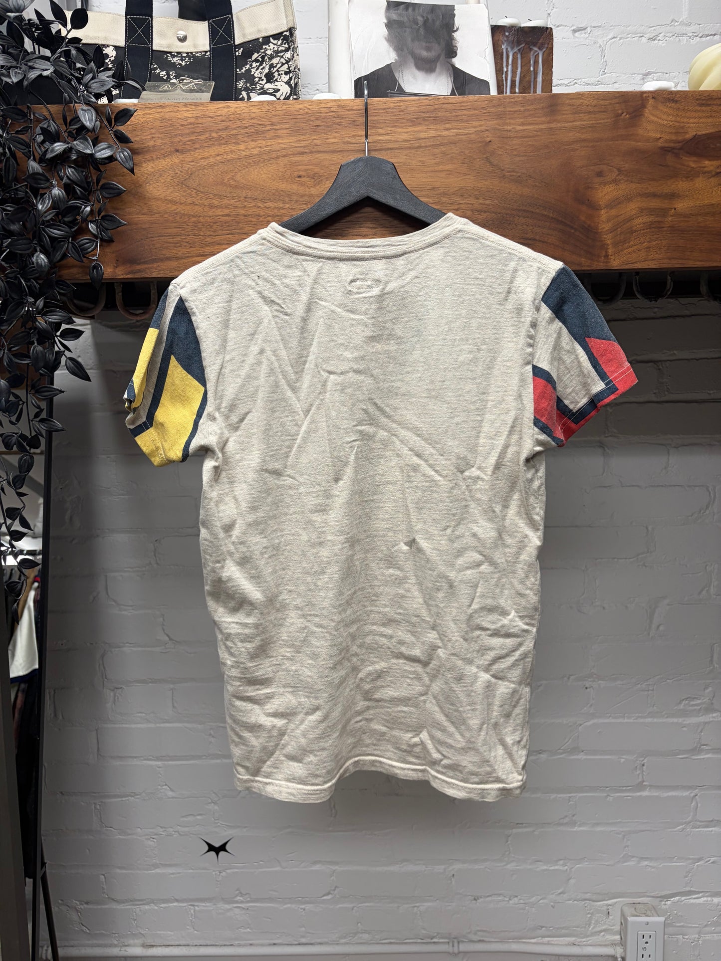 Kapital ‘Varsity’ Vintage Inspired Patchwork Cotton T-Shirt