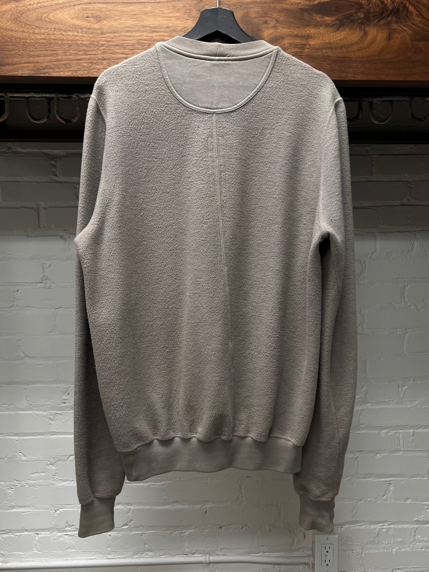 Rick Owens ‘Dust’ Reverse Cotton Sweatshirt