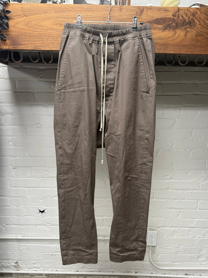 AW2022 Rick Owens ‘Strobe’ Dust Brown Drawstring Berlin Pants