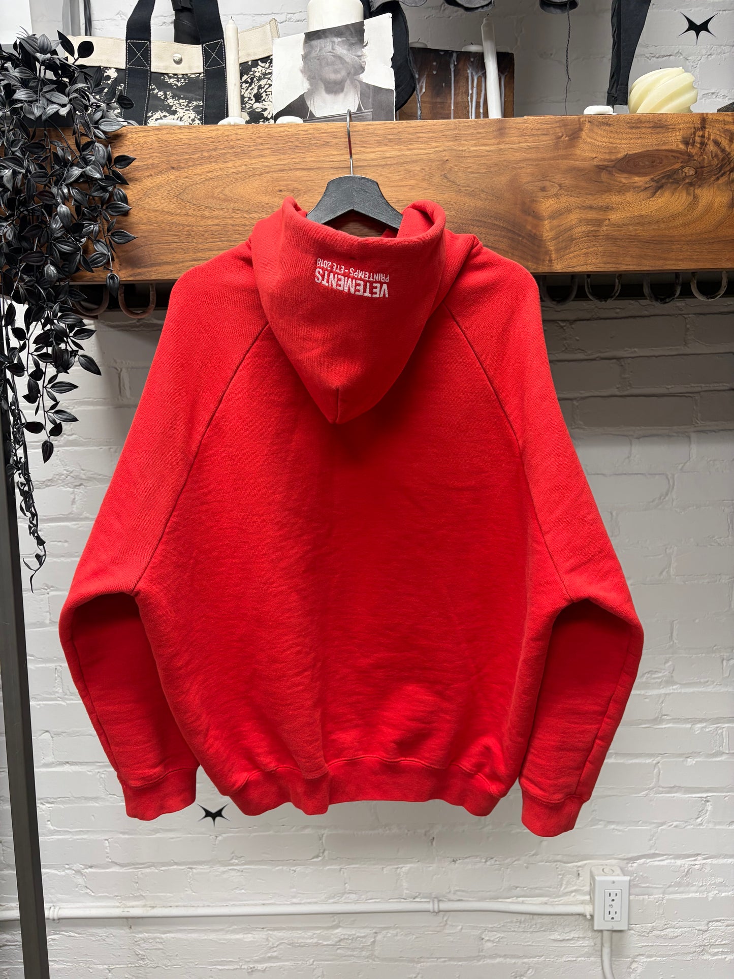 SS2018 Vetements x Tommy Hilfiger Flag Logo Hoodie