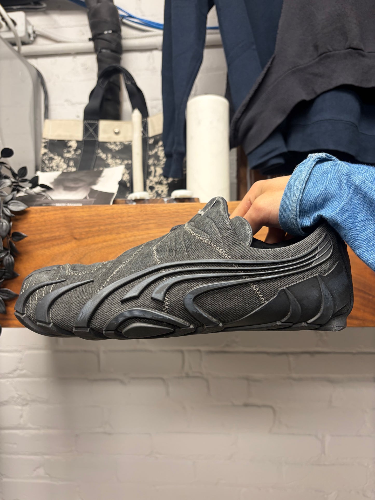 No Faith Studios x Puma ‘Talon’ Flat Medium Grey Low Top Sneakers