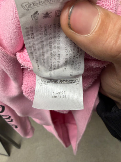 Chrome Hearts ‘Vanity Affair’ Pink/Checkered Cross Hoodie