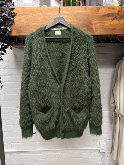 Number (N)ine Mohair Shag Knit ‘Kurt Cobain Inspired’ Cardigan