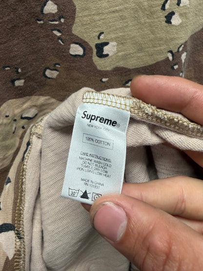 SS2017 Supreme Desert Camouflage Mini Box Logo Short Sleeve T-Shirt
