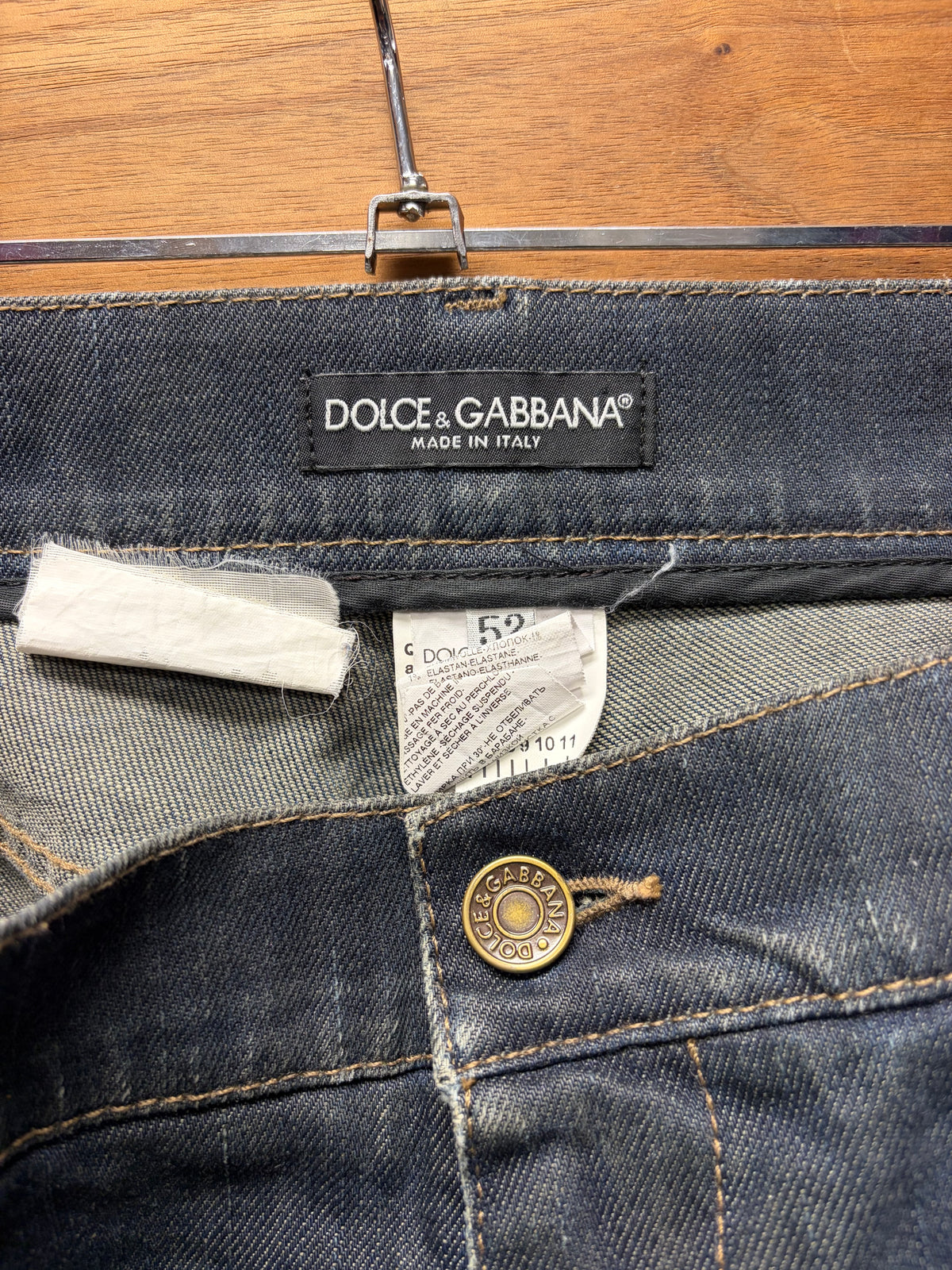 Dolce & Gabbana Dark Washed Blue Skinny Jeans