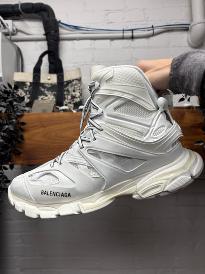 Balenciaga ‘Track Hike’ White High Top Athletic Sneakers