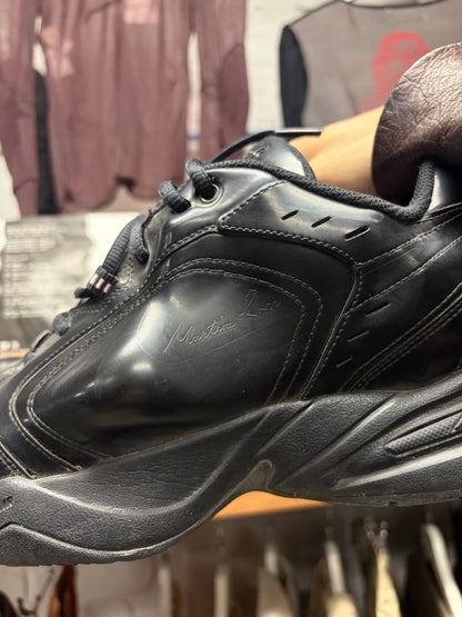 Martine Rose x Nike ‘Air Monarch’ Black Leather Low Top Sneakers