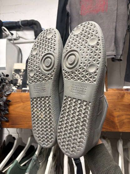Maison Margiela ‘G.A.T.’ Wolf Grey Leather/Suede Low Top Sneakers