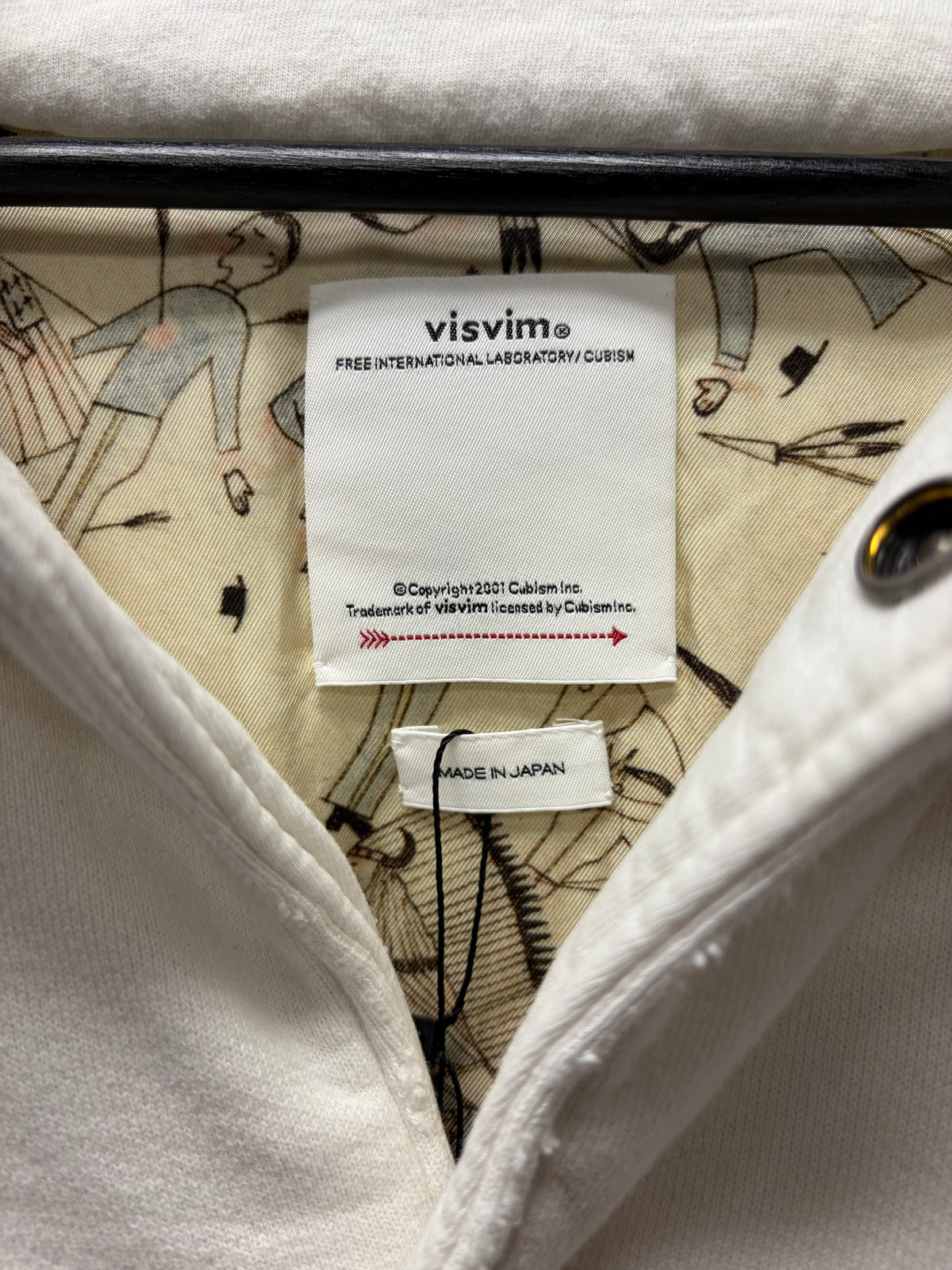 Visvim ‘Perfectly Harmonized’ White Cotton Coaches Jacket